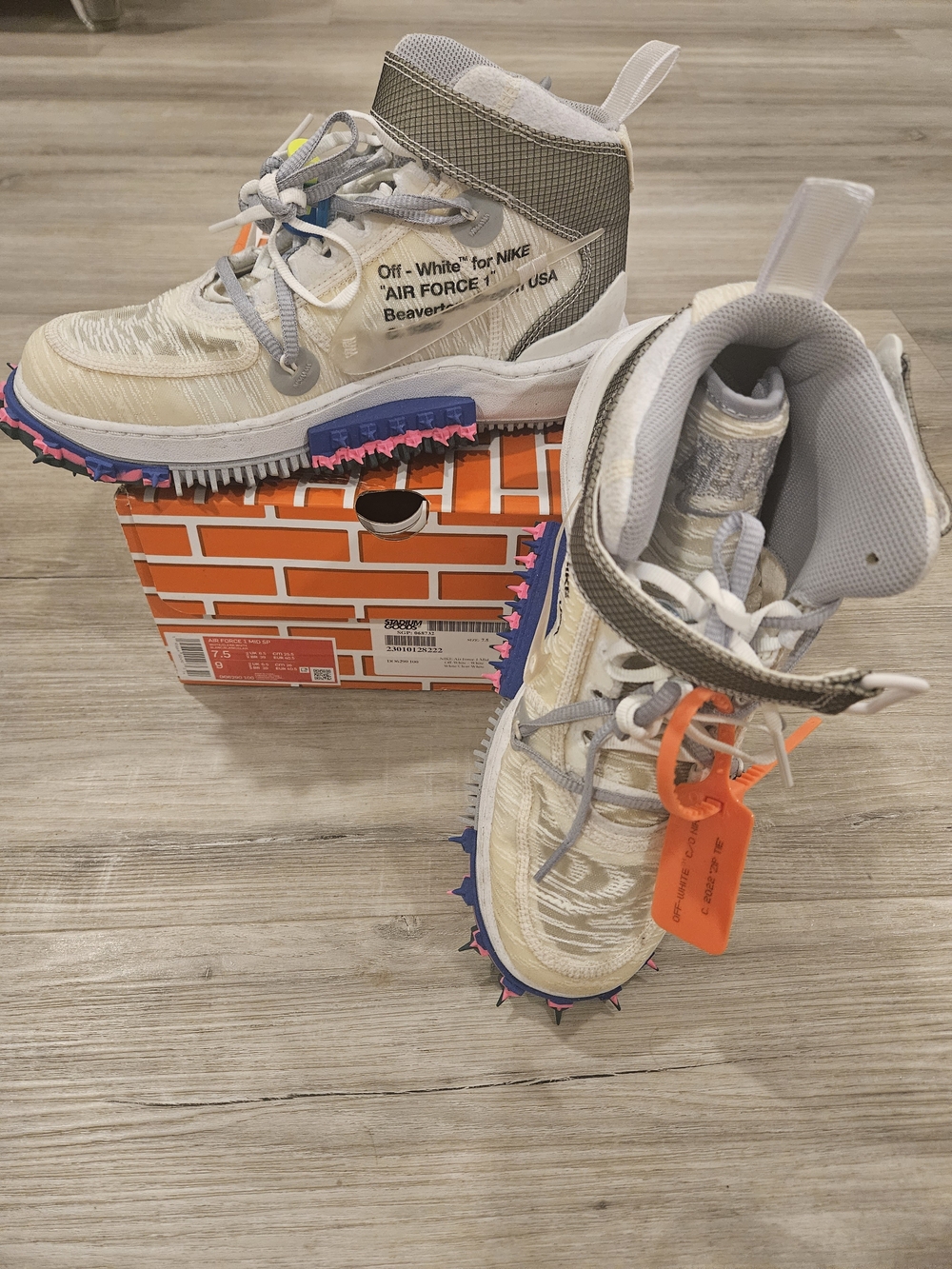 Nike Air Force 1 Mid SP x Off-White ‘White’ | Men’s 7.5 / Women’s 9